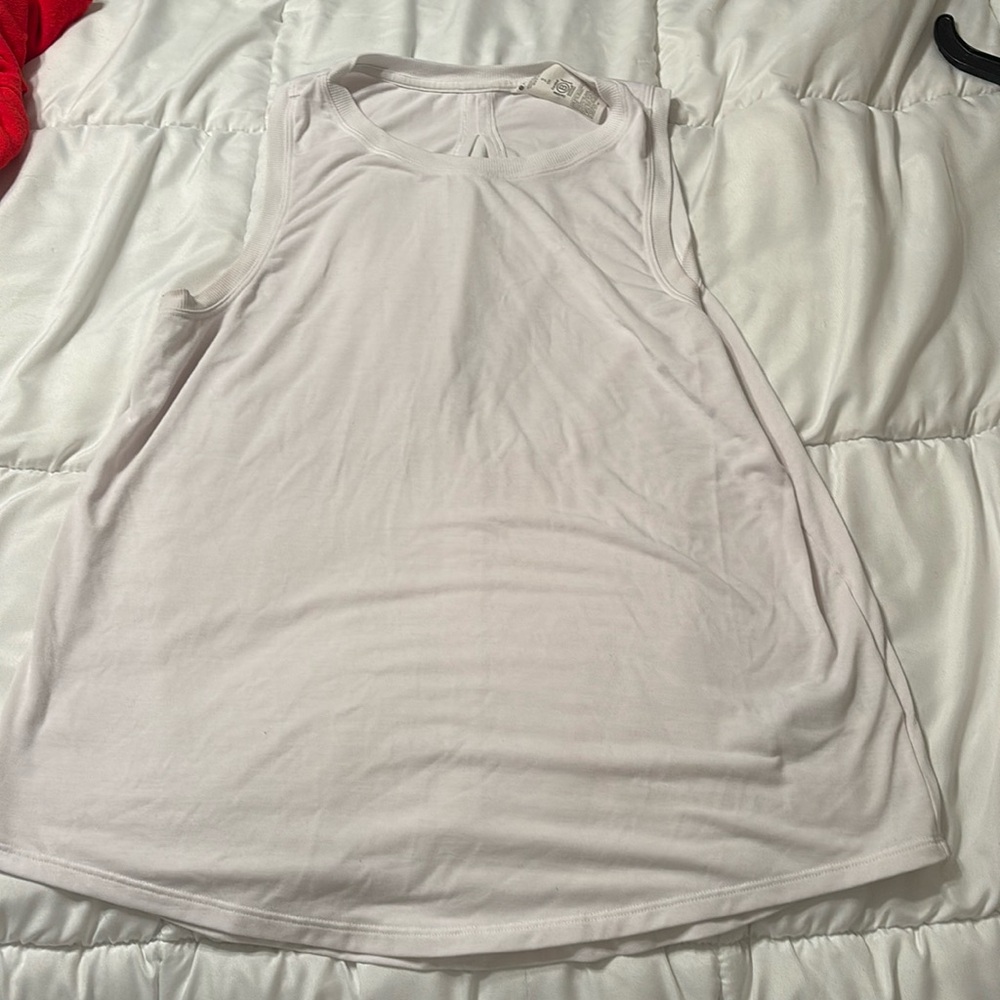 Athleta white tank